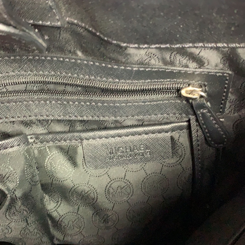 Michael Kors LG Blk Hamilton Specchio Leather Tote - Picture 8 of 11